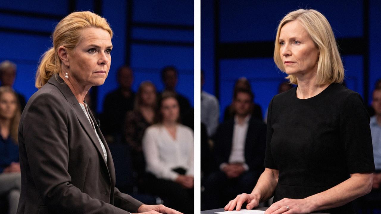 Chokerende scener i studiet hos Debatten, da nationalbankdirektøren nægtede at svare og forlod udsendelsen.